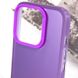 TPU+PC чохол Magic glow with protective edge для Apple iPhone 14 Pro (6.1") Purple (264182) 264182 фото 3