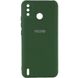 Чохол Silicone Cover My Color Full Camera (A) для TECNO Spark 6 Go Зелений / Dark green (207152) 207152 фото 1