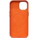 Чохол Denim with MagSafe для Apple iPhone 14 (6.1") Orange (266711) 266711 фото 3