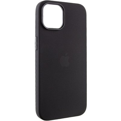 Чохол Silicone Case Metal Buttons (AA) для Apple iPhone 14 (6.1") Чорний / Black (256199) 256199 фото
