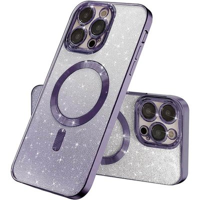 TPU чохол Delight case with MagSafe з захисними лінзами на камеру для Apple iPhone 11 Pro Max (6.5") Фіолетовий / Deep Purple (261316) 261316 фото