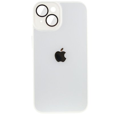 Чохол TPU+Glass Sapphire Midnight для Apple iPhone 14 Plus (6.7") Білий / White (254001) 254001 фото