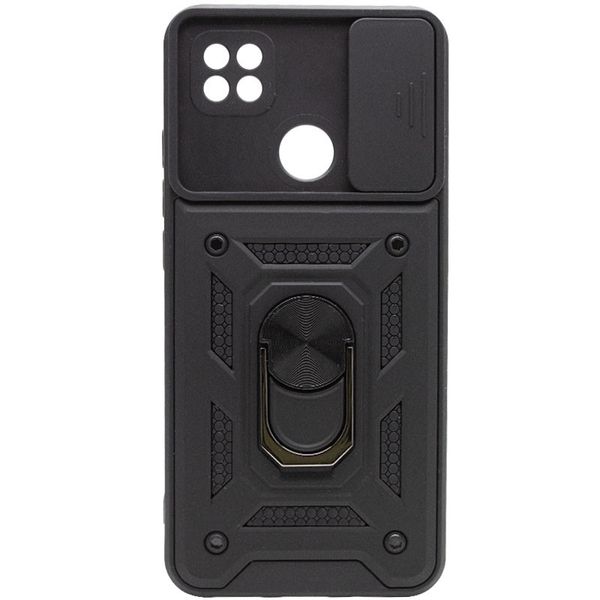 Ударостійкий чохол Camshield Serge Ring for Magnet для Realme C25Y Чорний (210134) 210134 фото