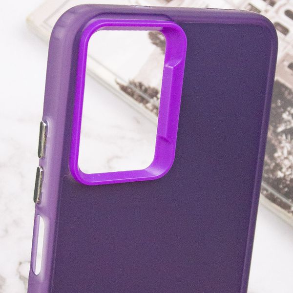 TPU+PC чохол Magic glow with protective edge для Xiaomi Redmi Note 10 Purple (264374) 264374 фото