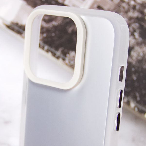 TPU+PC чохол Magic glow with protective edge для Apple iPhone 14 Pro (6.1") White (264183) 264183 фото