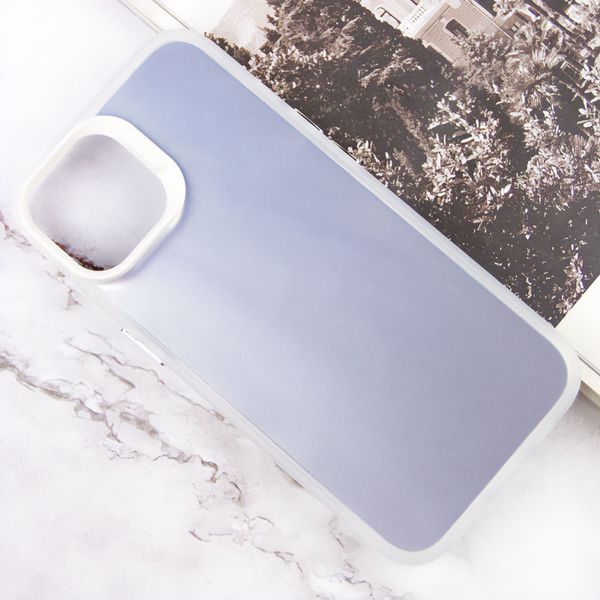 TPU+PC чохол Magic glow with protective edge для Apple iPhone 13 (6.1") White (264159) 264159 фото