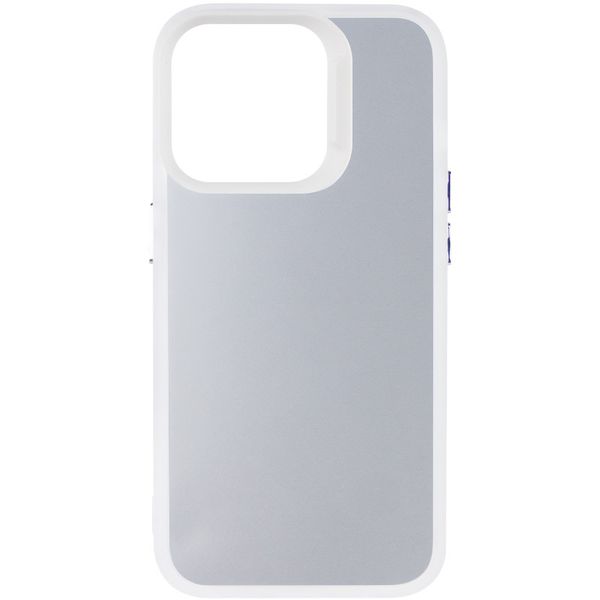 TPU+PC чохол Magic glow with protective edge для Apple iPhone 14 Pro (6.1") White (264183) 264183 фото