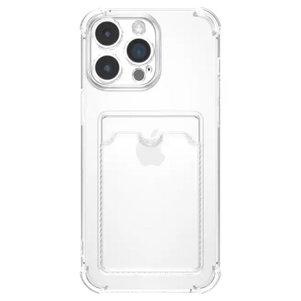 TPU+PC чохол Pocket Case для Apple iPhone 15 Pro (6.1") Clear (270665) 270665 фото