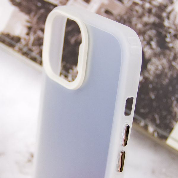 TPU+PC чохол Magic glow with protective edge для Apple iPhone 13 (6.1") White (264159) 264159 фото