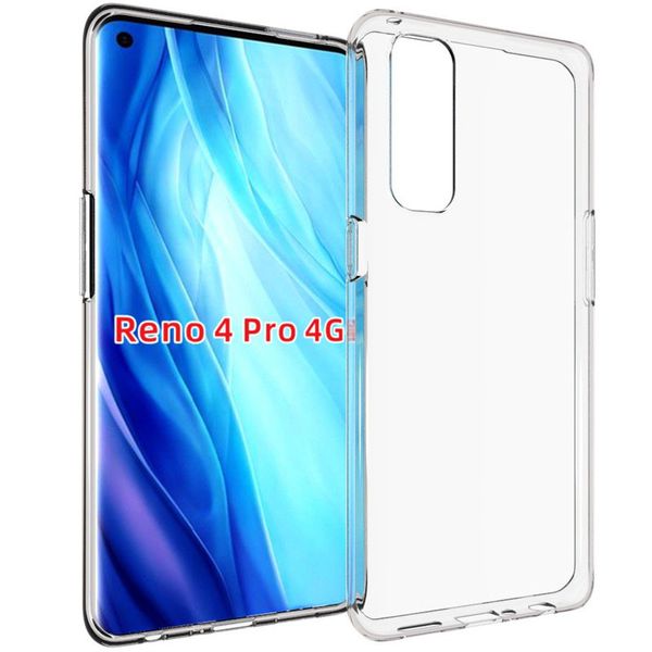 TPU чохол Epic Transparent 1,5mm для Oppo Reno 4 Pro Безбарвний (прозорий) (228066) 228066 фото