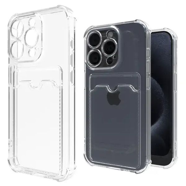 TPU+PC чохол Pocket Case для Apple iPhone 15 Pro (6.1") Clear (270665) 270665 фото