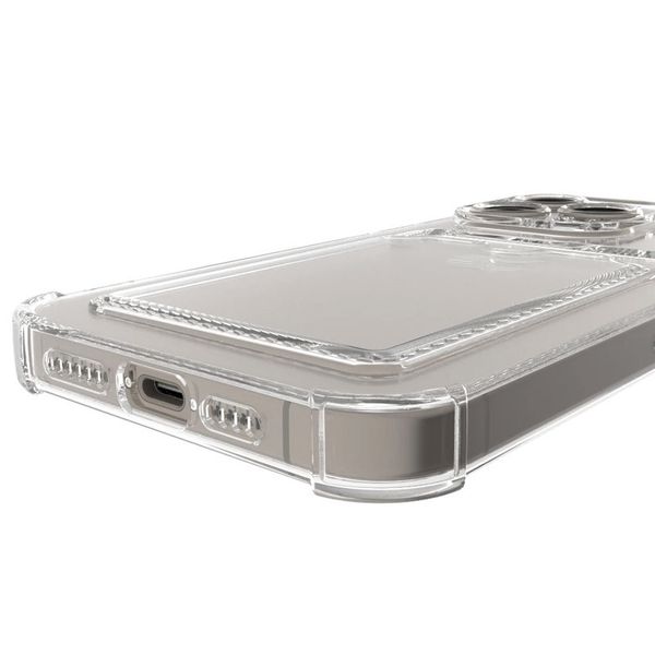 TPU+PC чохол Pocket Case для Apple iPhone 15 Pro (6.1") Clear (270665) 270665 фото