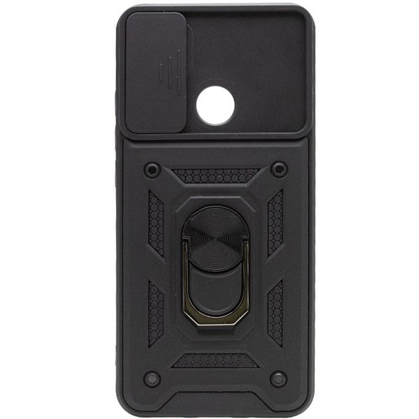 Ударостійкий чохол Camshield Serge Ring for Magnet для Realme C25Y Чорний (210134) 210134 фото