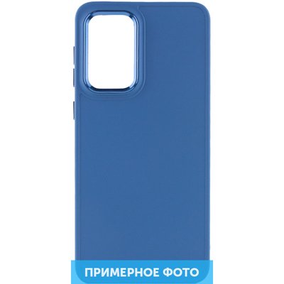 TPU чохол Bonbon Metal Style для для Samsung Galaxy S23 Ultra Синій / Denim Blue (245419) 245419 фото