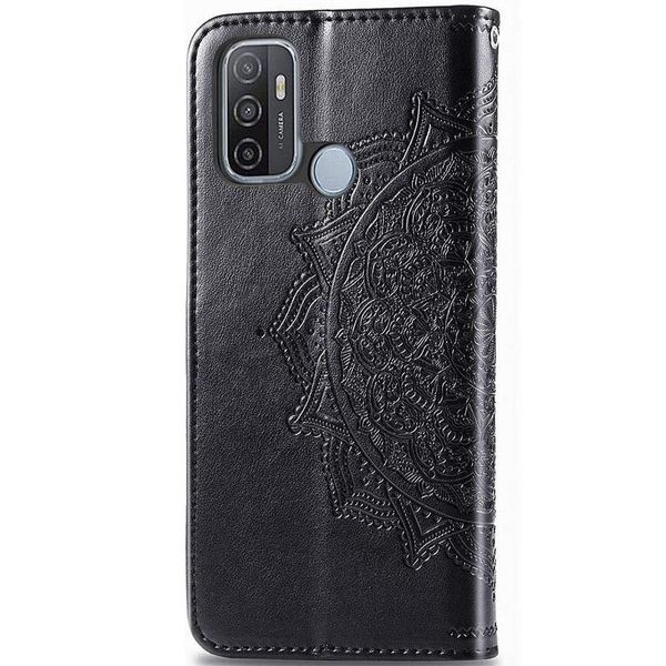 Шкіряний чохол (книжка) Art Case з візитницею для Oppo A53 Чорний (154386) 154386 фото