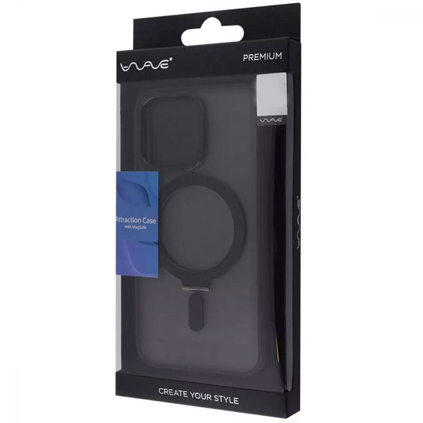 TPU+PC чохол WAVE Attraction case with Magnetic Safe для Apple iPhone 13 Pro Max (6.7") Black (264873) 264873 фото