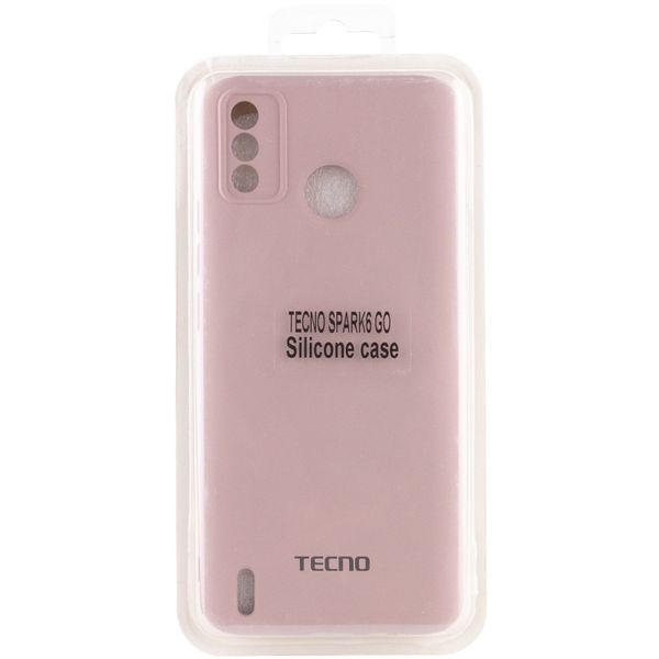 Чохол Silicone Cover My Color Full Camera (A) для TECNO Spark 6 Go Рожевий / Pink Sand (207164) 207164 фото