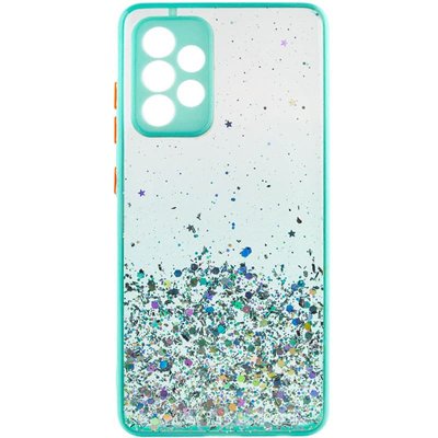 TPU чохол Spangle star з захистом камери для Samsung Galaxy A32 (A325F) 4G Бірюзовий (201102) 201102 фото