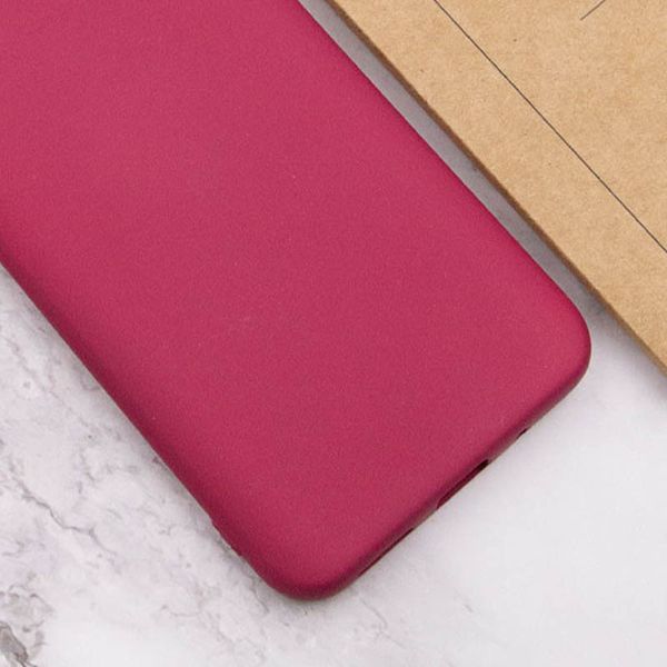 Чохол Silicone Cover Lakshmi Full Camera (A) для Xiaomi Redmi Note 9 4G Бордовий / Marsala (225763) 225763 фото