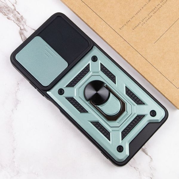 Ударостійкий чохол Camshield Serge Ring for Magnet для Xiaomi Redmi 12 Зелений (259352) 259352 фото