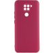 Чохол Silicone Cover Lakshmi Full Camera (A) для Xiaomi Redmi Note 9 4G Бордовий / Marsala (225763) 225763 фото 1