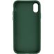 TPU чохол Bonbon Metal Style для для Apple iPhone XR (6.1") Зелений / Army green (215455) 215455 фото 3