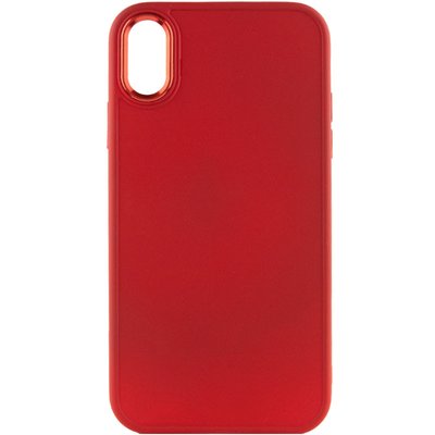 TPU чохол Bonbon Metal Style для для Apple iPhone XR (6.1") Червоний / Red (215457) 215457 фото