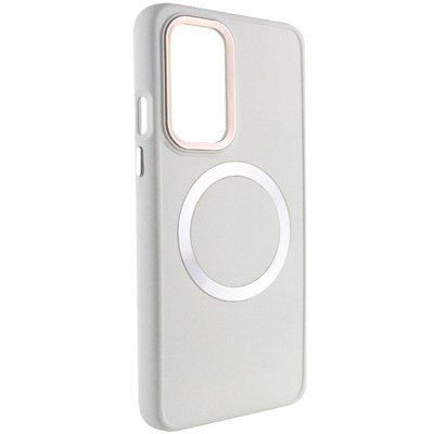 TPU чохол Bonbon Metal Style with MagSafe для OnePlus 9 Pro Білий / White (258535) 258535 фото