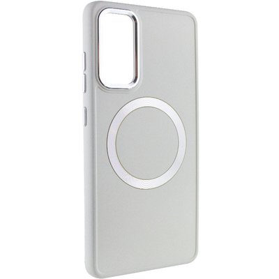TPU чохол Bonbon Metal Style with MagSafe для Samsung Galaxy S21+ Білий / White (258587) 258587 фото