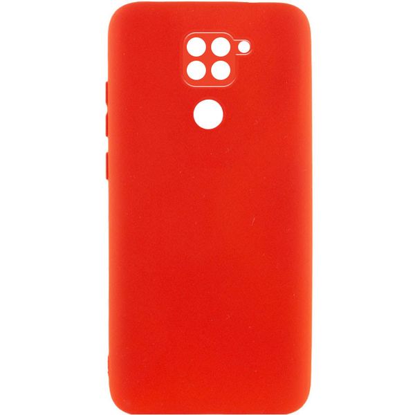 Чехол Silicone Cover Lakshmi Full Camera (A) для Xiaomi Redmi Note 9 / Redmi 10X Красный / Red (225766) 225766 фото