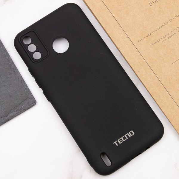 Чохол Silicone Cover My Color Full Camera (A) для TECNO Spark 6 Go Чорний / Black (207172) 207172 фото