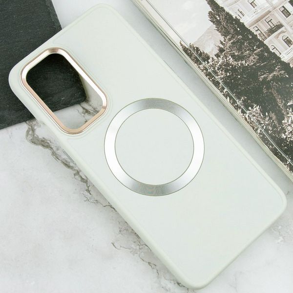 TPU чохол Bonbon Metal Style with MagSafe для OnePlus 9 Pro Білий / White (258535) 258535 фото