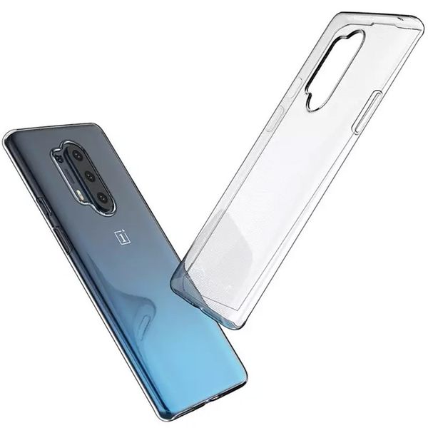 TPU чохол Epic Transparent 1,0mm для OnePlus 8 Pro Безбарвний (прозорий) (146727) 146727 фото