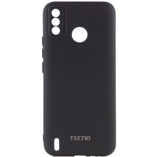 Чохол Silicone Cover My Color Full Camera (A) для TECNO Spark 6 Go Чорний / Black (207172) 207172 фото