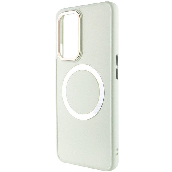 TPU чохол Bonbon Metal Style with MagSafe для OnePlus 9 Pro Білий / White (258535) 258535 фото