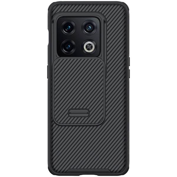 Карбонова накладка Nillkin Camshield (зі шторкою для камери) для OnePlus 10 Pro Чорний / Black (210087) 210087 фото