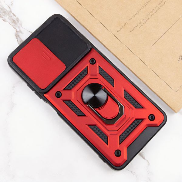 Ударостійкий чохол Camshield Serge Ring for Magnet для Xiaomi Redmi 12 Червоний (259354) 259354 фото