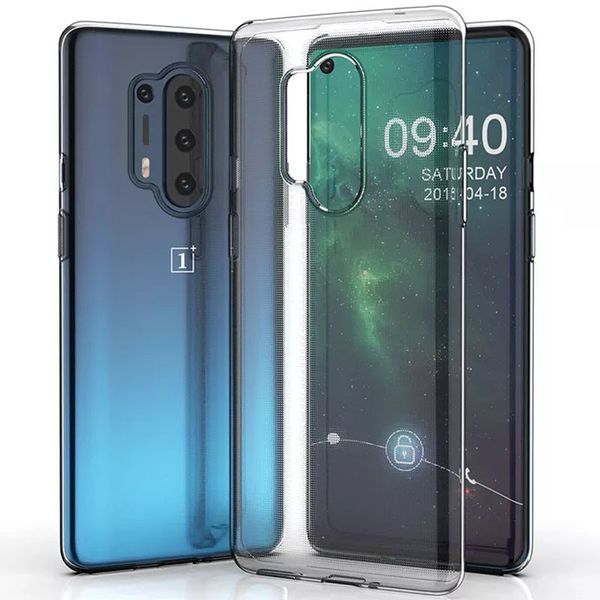 TPU чохол Epic Transparent 1,0mm для OnePlus 8 Pro Безбарвний (прозорий) (146727) 146727 фото