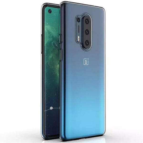 TPU чохол Epic Transparent 1,0mm для OnePlus 8 Pro Безбарвний (прозорий) (146727) 146727 фото