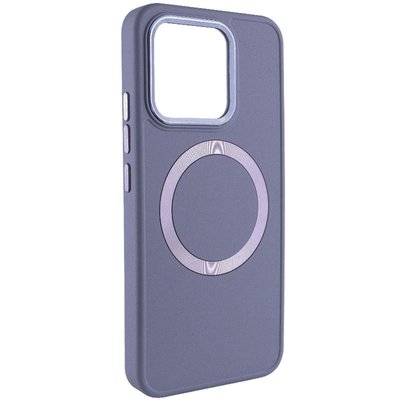 TPU чохол Bonbon Metal Style with MagSafe для Xiaomi 14 Pro Сірий / Lavender (270645) 270645 фото