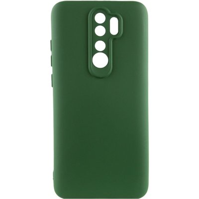 Чохол Silicone Cover Lakshmi Full Camera (A) для Xiaomi Redmi 9 Зелений / Dark green (225752) 225752 фото