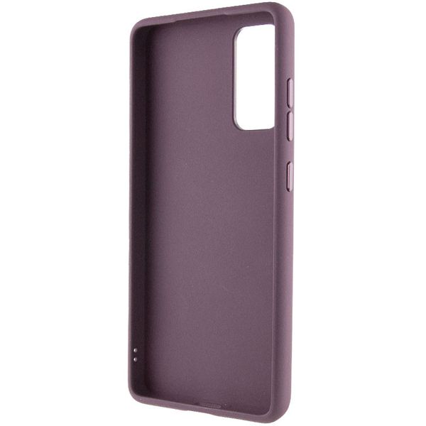 TPU чохол Bonbon Metal Style with MagSafe для Samsung Galaxy S21+ Бордовий / Plum (258588) 258588 фото