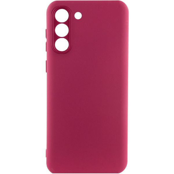 Чохол Silicone Cover Lakshmi Full Camera (A) для Samsung Galaxy S21 Бордовий / Marsala (212453) 212453 фото