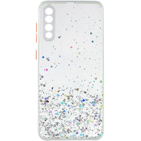 TPU чохол Spangle star з захистом камери для Samsung Galaxy A50 (A505F) Білий (201073) 201073 фото