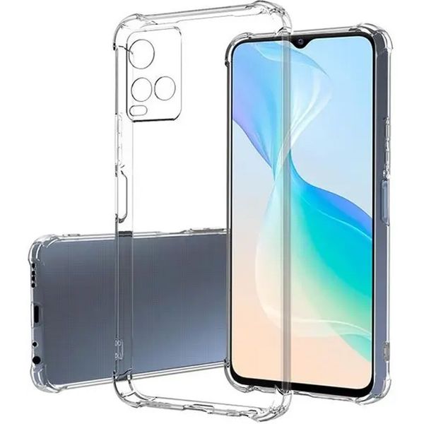 TPU чохол GETMAN Ease logo посилені кути Full Camera для Vivo Y21 / Y33s Безбарвний (прозорий) (283764) 283764 фото