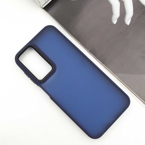 Чохол TPU+PC Lyon Frosted для Samsung Galaxy M54 5G Navy Blue (254968) 254968 фото