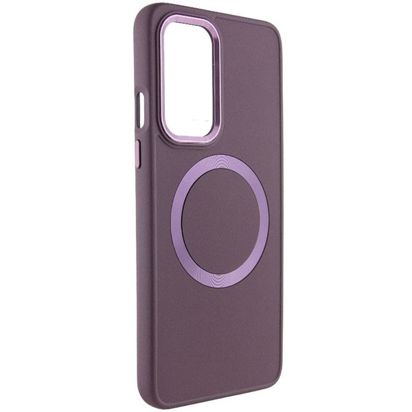 TPU чохол Bonbon Metal Style with MagSafe для OnePlus 9 Pro Бордовий / Plum (258536) 258536 фото