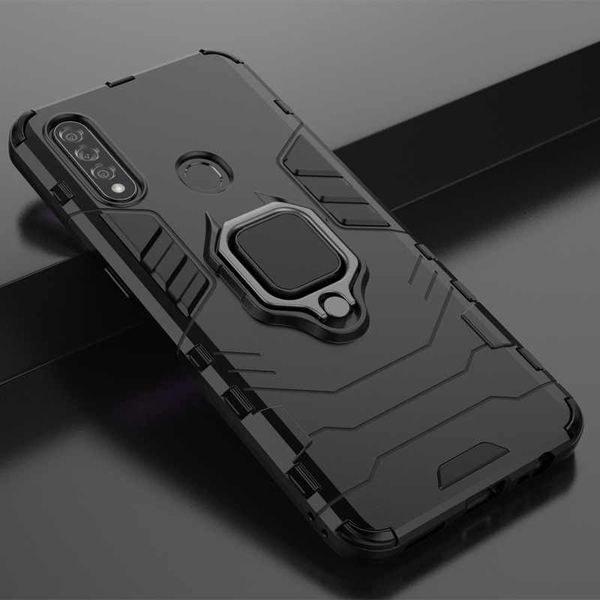 Ударостійкий чохол Transformer Ring for Magnet для для Oppo A31 Чорний / Soul Black (182582) 182582 фото