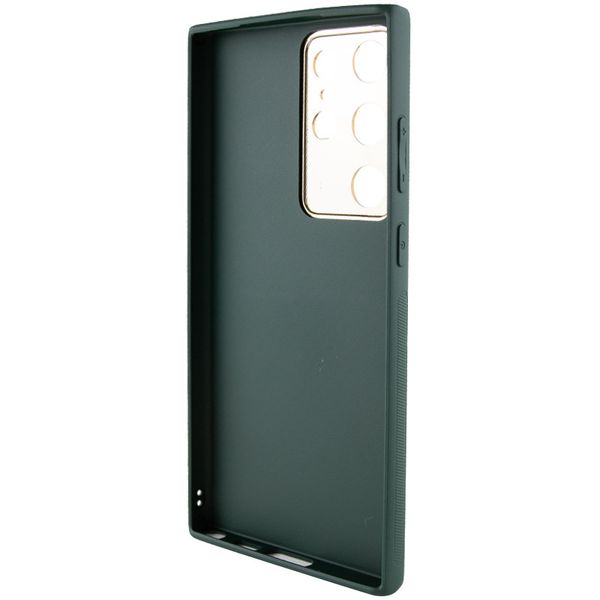 Шкіряний чохол Xshield для Samsung Galaxy S21 Ultra Зелений / Army Green (261713) 261713 фото