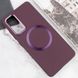 TPU чохол Bonbon Metal Style with MagSafe для Samsung Galaxy S21+ Бордовий / Plum (258588) 258588 фото 4